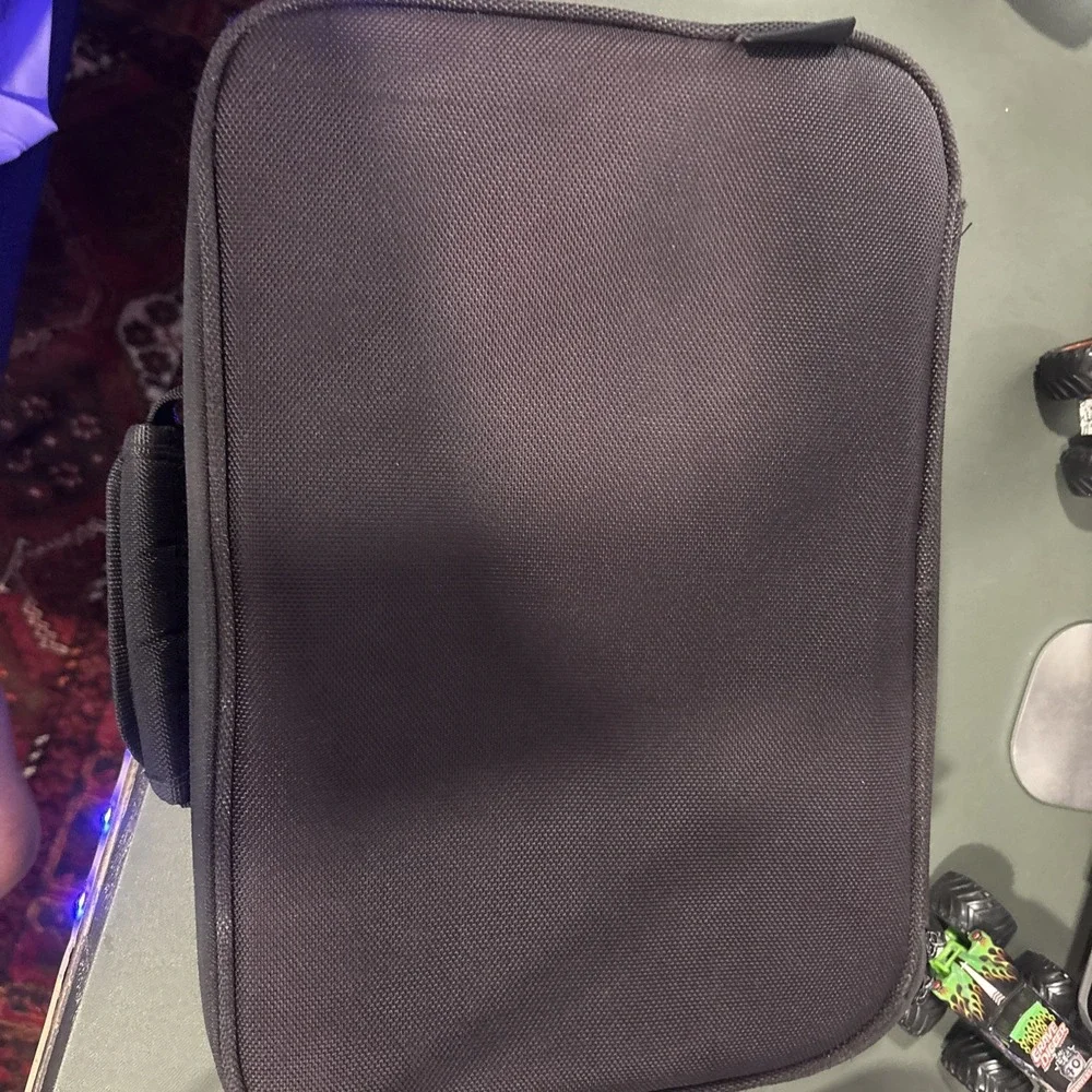 VASKER Travel Organizer Case - Adjustable Dividers Makeup Tech Hobby Bag Black